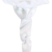 Kryza z ogonem do małego mikrofonu atłasowa  śr13cm/h18cm 3139