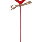 Serce pik czerwone ażurowe HY-4903-4 27/6cm
