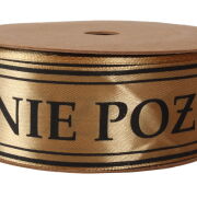 Wstążka pogrzebowa atłasowa drukowana 4cmx25y FX145/149