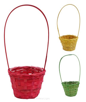 Koszyk bambusowy HKD0117/5 MIX h30cm  (21107)