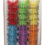 Motyl dekoracyjny na klipie 5cm (19079) A23005DK