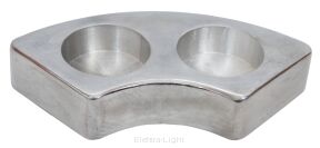 Świecznik z aluminium 8023 2,5x14cm