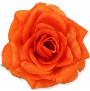 Róża mini wyrobowa Scarlet satyna FME072330 śr6cm