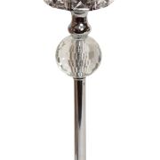 Świecznik dekoracyjny z akrylowymi kamieniami KF135-1 44cm