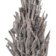 Choinka dekoracyjna z gałązek brokatowana 56cm HY7782C