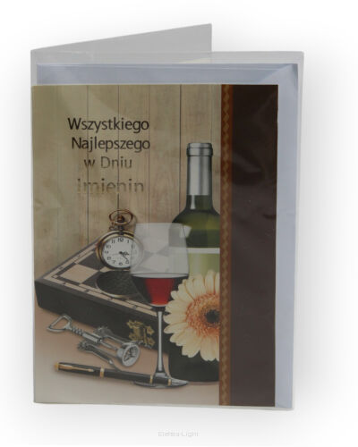 Karnet WBIM imeninowy męski DELTA (92136)
