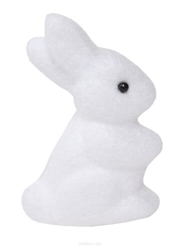 Zajączki styropianowe flokowane 6szt/opk. 7cm R/5332 (22528)