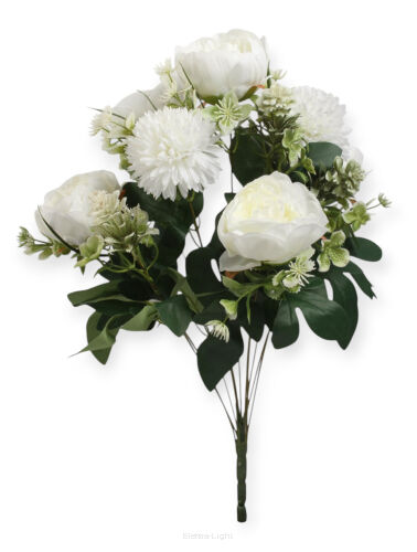 Bukiet piwonia / czosnek T87-23-0731-1 h50cm
