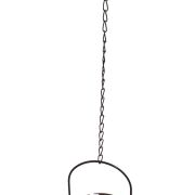 Metalowa lampa solarna wisząca HCE-211092 śr15/h61cm