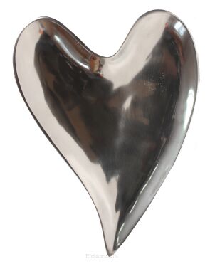 Serce patera Alluminium duża 41x30cm TG29664