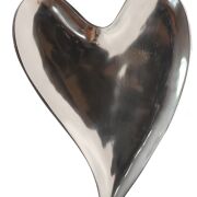 Serce patera Alluminium duża 41x30cm TG29664