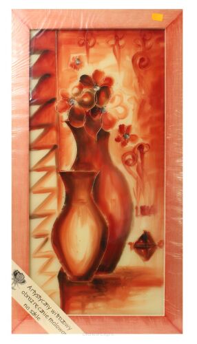 Artystyczny witrażowy obraz ręcznie malowany 43x79cm 19396 Wybór losowy  -50%