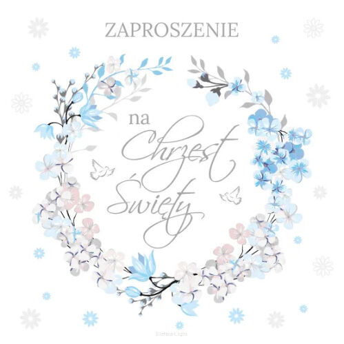 Zaproszenia na Chrzest ARMIN ZP (92282)