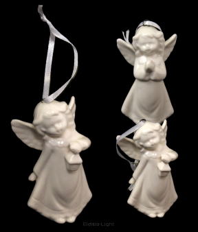 Aniołek zawieszka ceramiczna TG49477 9cm wybór losowy
