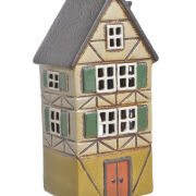 Domek ceramiczny- lampion h-26,5cm 228CAN15850 (27665)