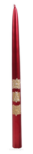 Świeca stożek BN 3 kwadraty  (10279) 29cm