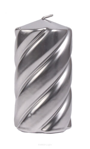 Świeca walec TWIST efekt lustra 80/150mm (10690)