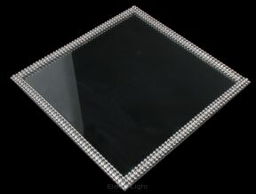 Lusterko podstawka a krylowym wykończeniem SZK-68-00358-21 24,5x24,5cm