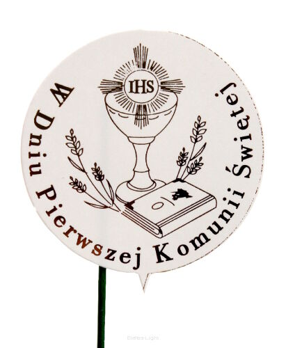 Hostia papierowa na piku średnica 4cm 12885