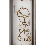 Świeca liturgiczna na Chrzest Święty S5902 39,5cm