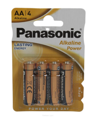 Bateria Panasonic Alkaline Power AA LR6 Size M 1,5V