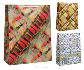 Torebka ozdobna papierowa X 24x31x9cm  MIX wzorów 
