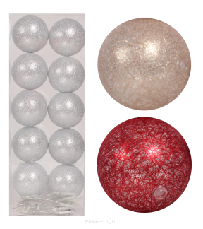 Cotton bolls TX07315-10/6cm-10LED