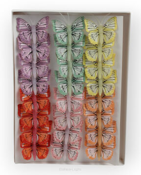 Motyl dekoracyjny na klipie 5cm A21017 (19079)