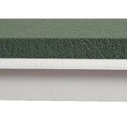 Dekoracja stołu 22cm kolor: biały wkład: zielony
