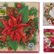 Serwetki DAISY świąteczne SDGW BN 20szt 33x33cm -różne wzory