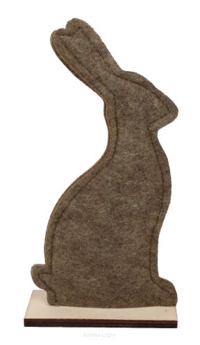 Królik filcowy płaski mały HY-2803 sz10,5/h20cm CAT