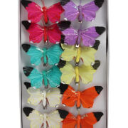 Motyl dekoracyjny na klipie 13ABX0090 8cm (19080/1)