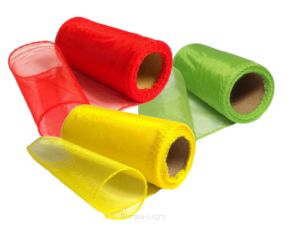Organza obszywana 12cm x 8,5m