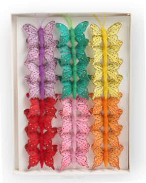 Motyl dekoracyjny na klipie 5cm 01609 (19079)