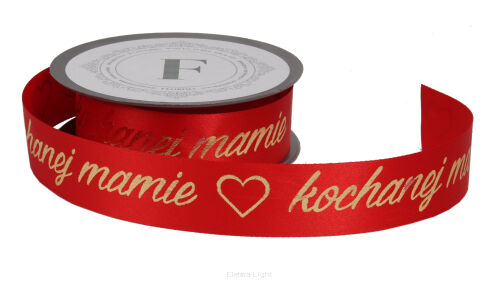 Wstążka atłasowa Kochanej Mamie FLORIMA 226141.Z 03/10
