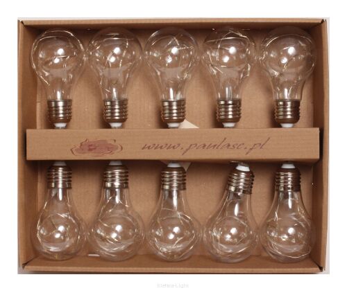 Lampki plastikowe żarówki LED 10szt/10cm SC-LED-1-50