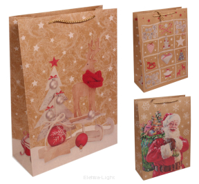 Torebka dekoracyjna BN T9EKO_GW Pol-mak 29x40x12cm MIX
