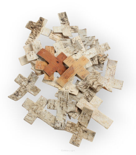Krzyżyki z brzozy 24CAN6144-7,5x6cm (27522)