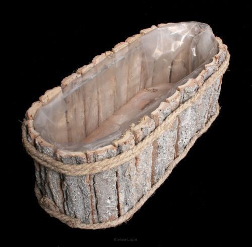 Osłonka owal kora JL-C17-169S sz30x14/h10cm