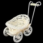 Wózek rattanowy dekoracja HT1706048 8,5x7/h9cm