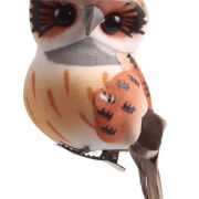 Sowa na klipie W22387 (23845) 6cm/10cm
