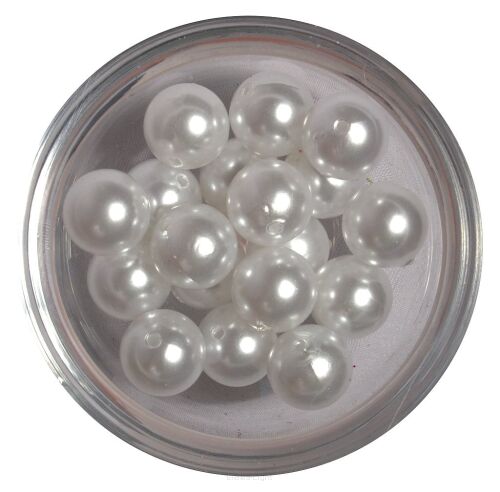 Perełki z dziurką 16mm 50g (około 21szt) 3240