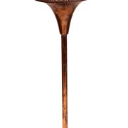 Świecznik jak kielich metalowy  267CAN0729 h58/śr16cm