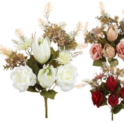 Bukiet płaski róża /protea 45 cm KDGW25