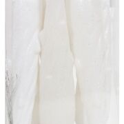 Bombki sople białe brokatowane AR3/32L1306MG/G028 6szt 13cm
