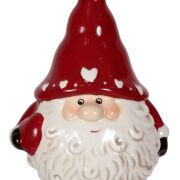 Mikołaj czerwony figurka ceramiczna BNC-0044 15cm