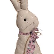Zajączek z lnianego materiału AE007/6 40cm