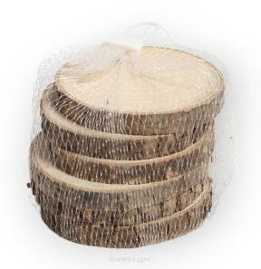 Plastry drewna 6sztuk/opakowanie 121CAN329550 (27666) ø8,5cm