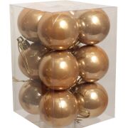 Bombki plastik TG26142 12szt/opk. śr4,5cm