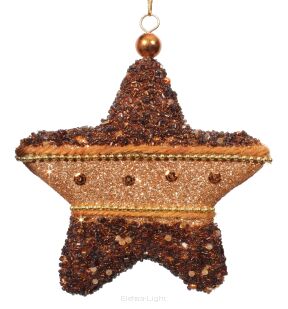 Gwiazdka zawieszka brązowo-złota WHA07B005K-1 śr. 30cm     -50%
